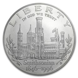 1996-D Smithsonian $1 Silver Commemorative - MS-70 PCGS