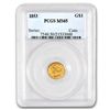 Image 1 : $1 Liberty Head Gold - Type 1 - MS-65 NGC or PCGS