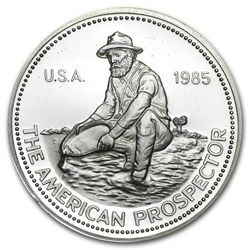 1 oz 1985 (Eagle) - Engelhard Prospector Silver Round (