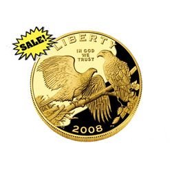 Gold $5 Commemorative 2008 Bald Eagle Proof
