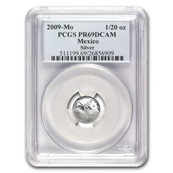2009 1/20 oz Proof Silver Libertad PR-69 DCAM PCGS