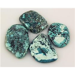 Natural Turquoise 177.20ctw Loose Gemstone Lot of 3