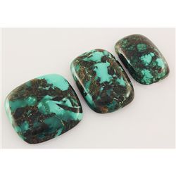 Natural Turquoise 289.30ctw Loose Gemstone 3pc Big Size
