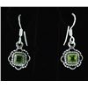 Image 2 : 0.80CT Peridot Antique Design .925 HookEarring 2.85g