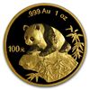 Image 1 : 1999 1 oz Gold Chinese Panda MS-68 NGC - Large Date (No