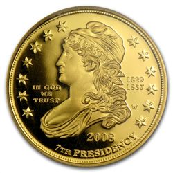 2008-W 1/2 oz Proof Gold Jackson's Liberty PR-69 DCAM (