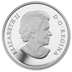 2013 1/2 oz Silver Canadian $10 - Year of the Snake (W/