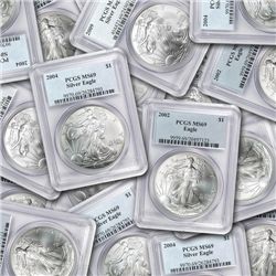 Silver American Eagle - MS-69 PCGS - Dates of our Choic