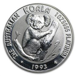 1993 1 oz Australian Platinum Koala