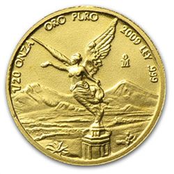 2009 1/20 oz Gold Mexican Libertad (Brilliant Uncircula