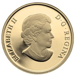 2012 Gold Canadian $100 Cariboo Gold Rush - 150th Anniv