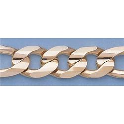 Pure Gold 16" 14k Gold-Yellow 11.2mm Figaro Chain