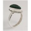 Image 2 : EMERALD BERYL 24.35CTW CUTE DESIGN SILVER RING