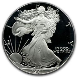 1987-S (Proof) Silver American Eagle PR-70 PCGS Registr