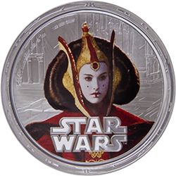 2012 Star Wars 1oz Silver $2 Niue - Queen Amidala (W/Bo