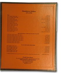 Dansco Album #8176 - Eisenhower Dollars with proof