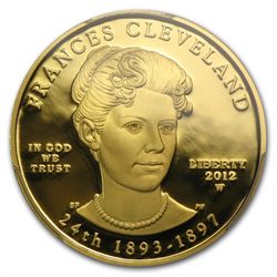 2012-W 1/2 oz Proof Frances Cleveland - 2nd Term PCGS P