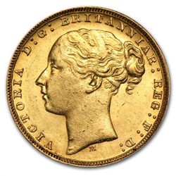 Australia 1878 M Sovereign Gold AU Victoria