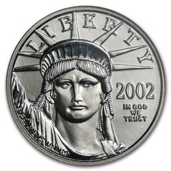 2002 1/4 oz Platinum American Eagle MS-70 NGC