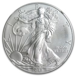 2012 (S) Silver American Eagle - MS-69 NGC