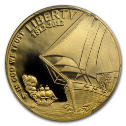 2012-W Star Spangled Banner - $5 Gold Comm. - PR-69 DCA