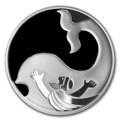 Israel Biblical Silver 3-Coin Set (Samson, Jonah &amp;