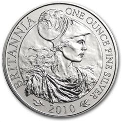 2010 1 oz Silver Britannia (Brilliant Uncirculated)