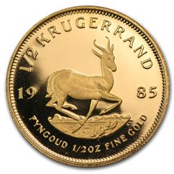 1985 1/2 oz Proof Gold South African Krugerrand