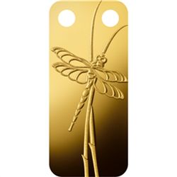 Dragonfly - 1/5 oz Proof Gold Pamp Ingot Pendant
