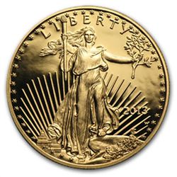 2013-W 1/2 oz Proof Gold American Eagle (w/Box &amp; Co