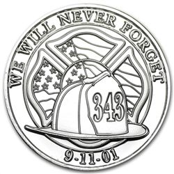 1 oz "We Will Never Forget" Silver Round