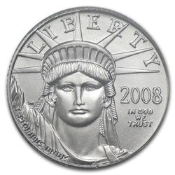 2008 1/10 oz Platinum American Eagle MS-70 PCGS