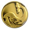 Image 1 : 2010 Israel Jonah in the Whale Smallest Gold Coin PF-69