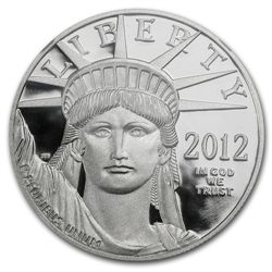 2012-W 1 oz Proof Platinum American Eagle PF-70 NGC UCA