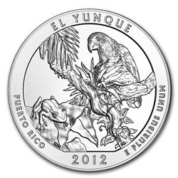 2012 5 oz Silver ATB 5-Coin Set in Elegant Display Box