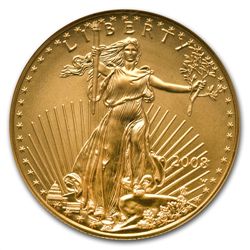 2008-W 1 oz Burnished Gold American Eagle MS-70 NGC (ER
