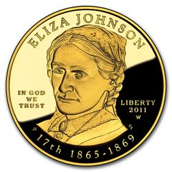 2011-W 1/2 oz Proof Gold Eliza Johnson (w/Box &amp; CoA