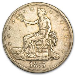 1875-CC Trade Dollar - Very Fine