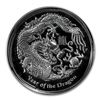 Image 1 : 2012 1 oz Silver Year of the Dragon High Relief Proof C