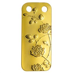 Rambling Rose - 1/5 oz Proof Gold Pamp Ingot Pendant