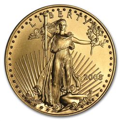 2005 1/2 oz Gold American Eagle - Brilliant Uncirculate