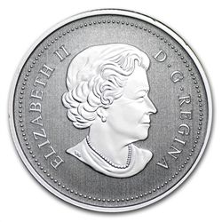 2013 1/4 oz Silver Canadian $20 Lunar Year of the Snake