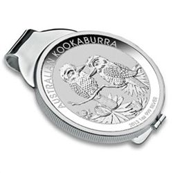 2014 1 oz Silver Kookaburra MoneyClip (Sterling Silver