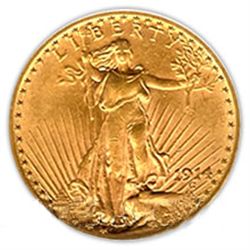 $20 Saint Gaudens Almost Uncirculated Early Gold Bullio