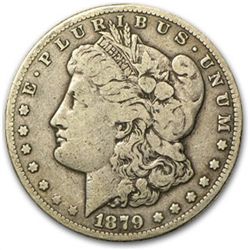 1879-CC Morgan Dollar - Fine - Capped CC