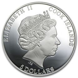 Cook Islands 2013 Silver Proof $5 Albrecht D