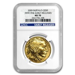 1 oz Gold Buffalo MS-70 PCGS/NGC (Random Year)