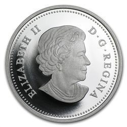 2012 1 oz Silver Canadian $20 - 50th Anniversary of Coa