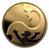 Image 1 : 2010 Israel Jonah in the Whale 1/2 oz Proof Gold Coin w