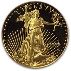 1999-W 1/4 oz Proof Gold American Eagle PR-70 PCGS
